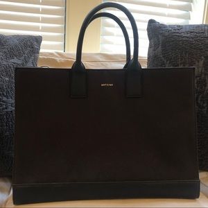 Matt & Nat Canvas/Leather Tote